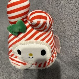 Squishmallows Sanrio My Melody from Hello Kitty Christmas 8 Inch Soft Plush‎ New